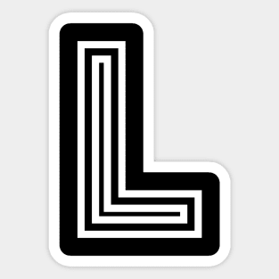 Letter L Sticker